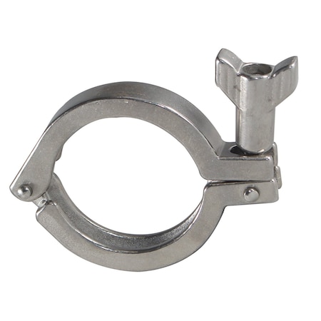 Wayland 5in HEAVY DUTY SINGLE PIN CLAMP W/ SERRATED WING NUT -304 W413MHM-5-SN